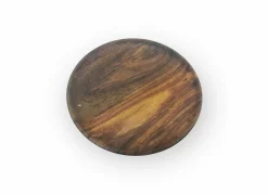 Onderzetters voor glazen Ø18x0,11cm - sheesham massief - bruin- Glasonderzetters