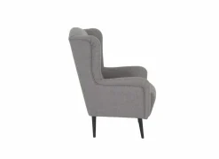 Oorfauteuil Canto 76x80x107cm - stof - taupe- Fauteuils