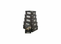 Opbergbox Cocoon - karton - multicolor set van 6- Opbergboxen|Opbergboxen