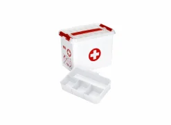 Sunware Opbergbox Q Line First aid 9L - 30x20x22cm- Opbergboxen|Opbergboxen