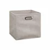 Opbergbox 31x31x31cm beige- Opbergmanden|Opbergboxen