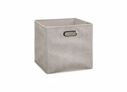 Opbergbox 31x31x31cm beige- Opbergmanden|Opbergboxen