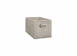 Opbergbox 31x15x15cm beige- Opbergmanden|Opbergboxen