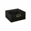Opbergbox 31x31x15cm zwart- Opbergmanden|Opbergboxen