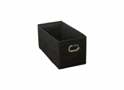 Opbergmanden|Opbergboxen|Opbergbox 31x15x15cm zwart