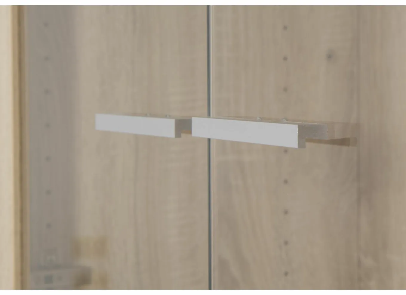 Gorbe Draaideurkasten|Vitrinekasten|Opbergkast 93cm - melamine - olm