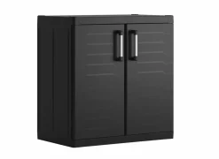 Keter Draaideurkast|Draaideurkast|Opbergkast Detroit 89cm - polypropyleen - zwart