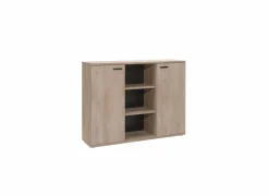 Opbergkast Rio 2 160x40x117cm - melamine - humus eik- Rekken|Boekenkast