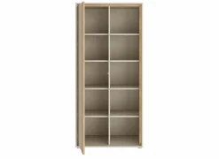 Boekenkast|Boekenkast|Opbergkast Wexlin 76x50x165cm - decor - sand & mauvella oak