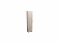 Opbergkast 40x40x180cm - decor - new grey oak- Boekenkast|Draaideurkasten