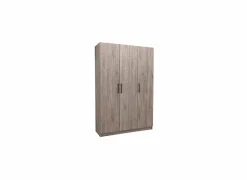 Boekenkast|Draaideurkasten|Opbergkast 120x40x180cm - decor - new grey oak