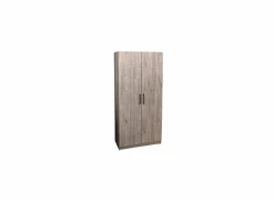 Opbergkast 80x40x180cm - decor - new grey oak- Boekenkast|Draaideurkasten