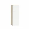 Gorbe Draaideurkasten|Opbergkast 46,5x42,5x141,6cm - melamine - olm & wit