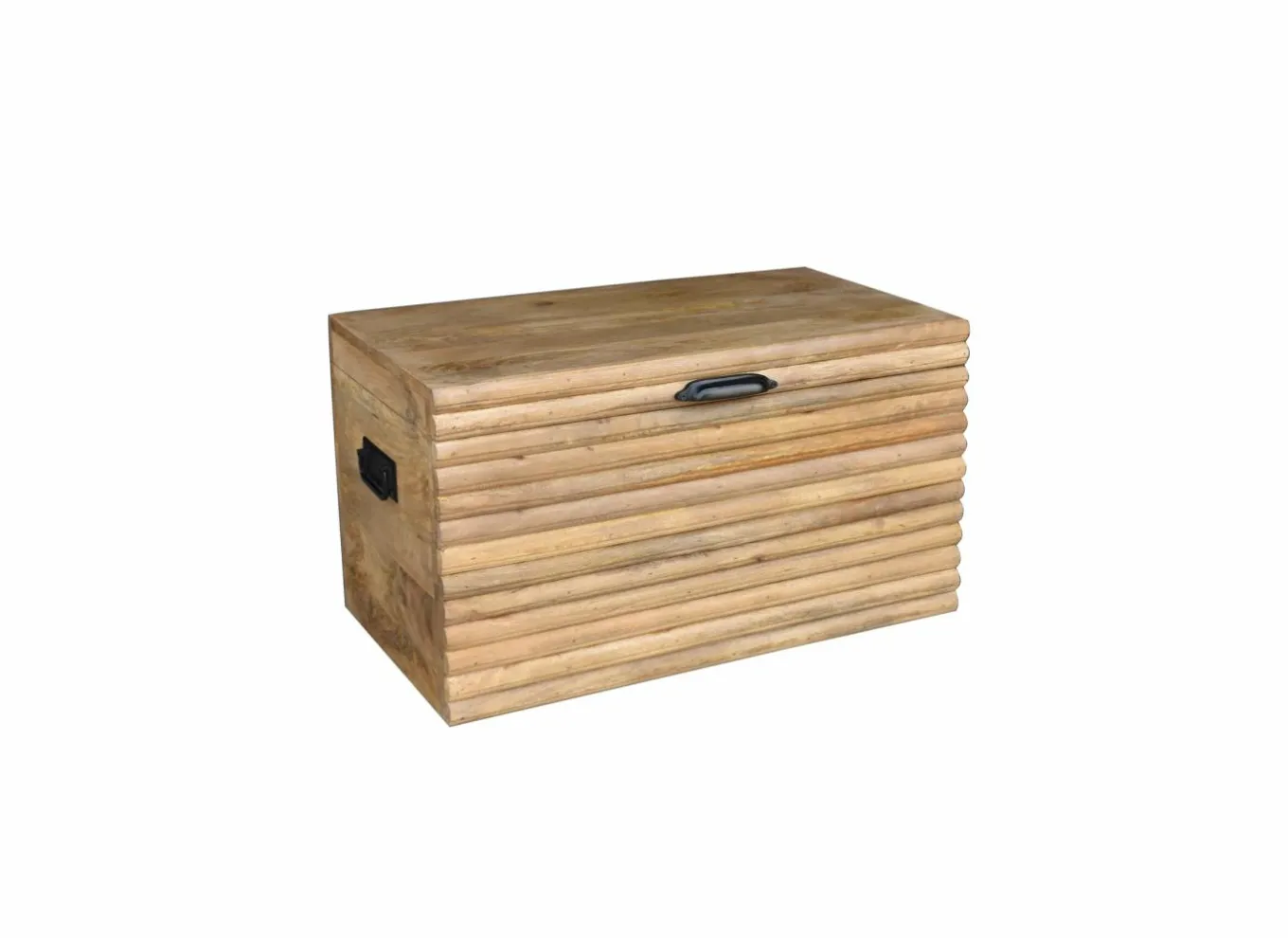 Opbergkoffers|Opbergkoffers|Opbergkoffer Soma 70x40x40cm - mango massief - naturel