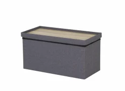 Opbergkoffers|Opbergkoffers|Opbergkoffer 76x37,5x37,5cm - decor - grijs