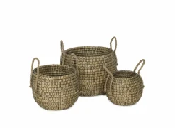 Opbergmand Byrsa H25/30/36cm set van 3- Opbergmanden|Opbergmanden