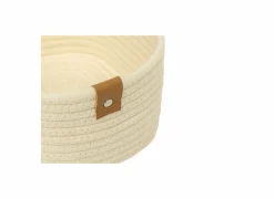 Opbergmand Duo 35x25x12cm - polyestervezel - ivoor set van 3- Opbergmanden|Opbergmanden