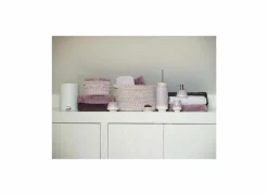 Aquanova Opbergmanden|Opbergmanden|Opbergmand Rena 24x18x16cm - polyester & katoen - paars