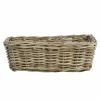 Opbergmand 45,4x23,9x14,7cm - rotan - bruin- Opbergmanden|Opbergmanden