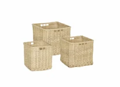 Galico Opbergmanden|Opbergmanden|Opbergmand 57x57x50cm - wilg - naturel