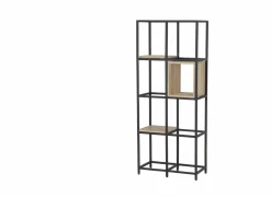 Rekken|Rekken|Opbergrek Amulet 62x32x155,5cm - metaal - zwart