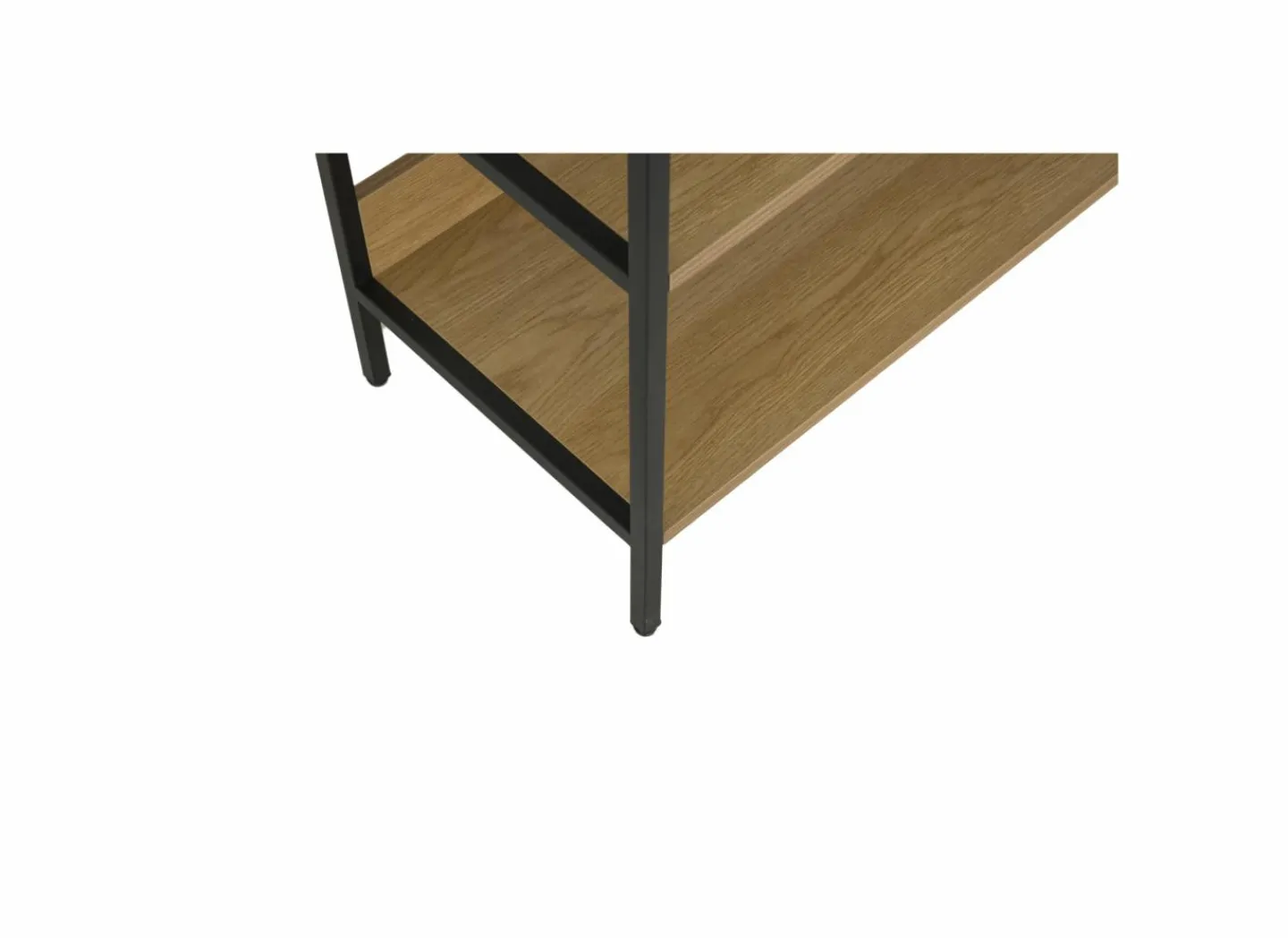 Opbergrek Aware 80x40x222cm - melamine & metaal - eik- Rekken|Halkasten