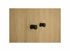 Opbergrek Aware 80x40x222cm - melamine & metaal - eik- Rekken|Halkasten