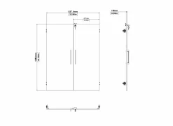 Draaideurkast|Draaideurkast|Opbouwset Prima 83,7cm - decor - wit
