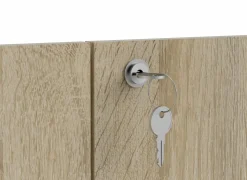 Draaideurkast|Draaideurkast|Opbouwset Prima 83x105cm - decor - eik