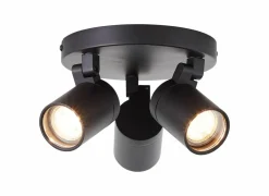 Brilliant Opbouwspots|Opbouwspots|Opbouwspot Alessia met 3 spots 5W GU10 mat zwart