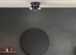 Brilliant Opbouwspots|Opbouwspots|Opbouwspot Alessia met 3 spots 5W GU10 mat zwart