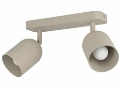 Opbouwspot Tilston met 2 spots 40W E14 zand- Opbouwspots|Opbouwspots