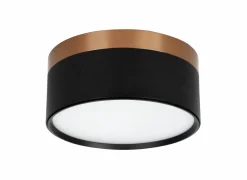 Opbouwspots|Opbouwspots|Opbouwspot 24W Ø15,8cm - aluminium - zwart & brons