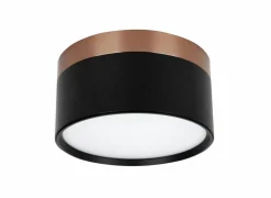 Opbouwspot 18W Ø13,6cm - aluminium - zwart & brons- Opbouwspots|Opbouwspots