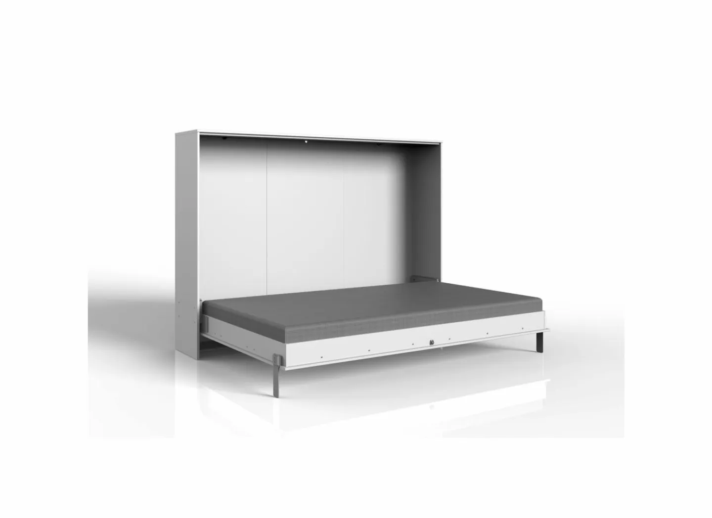 Opklapbed Juist 140x200cm - decor - wit- Opklapbedden