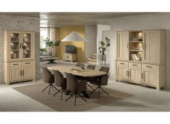 Opzetstuk Alba 199cm - decor - sand oak nature- Vitrinekasten|Vitrinekasten