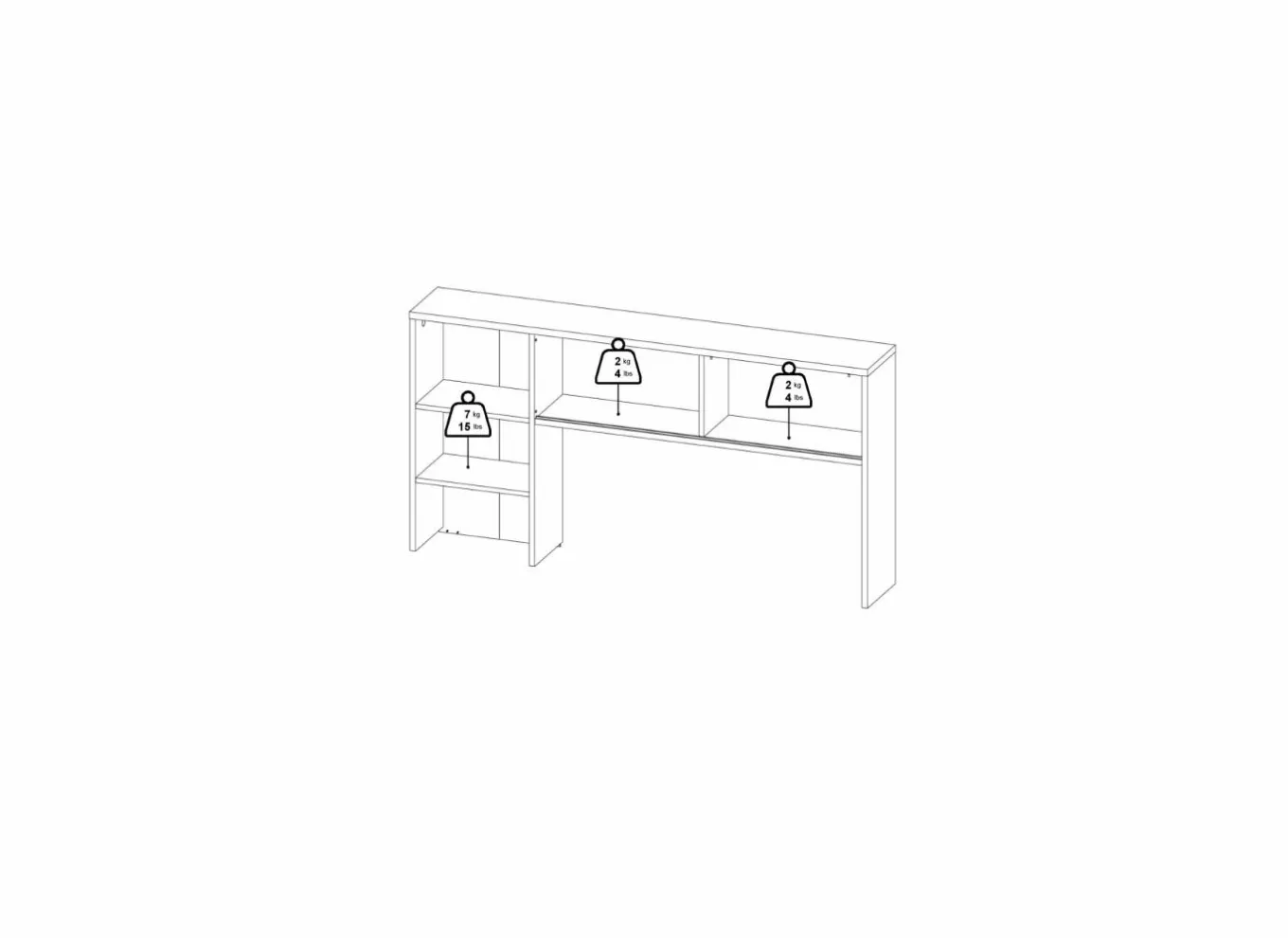 Woonkamer Bureau|Kinderbureaus|Opzetstuk Function Plus