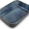 Ovenschaal Duna 27x21cm - stoneware - blauw- Ovenschotels