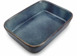 Ovenschaal Duna 27x21cm - stoneware - blauw- Ovenschotels