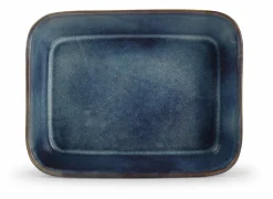 Ovenschaal Duna 27x21cm - stoneware - blauw- Ovenschotels