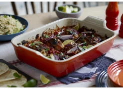 Le Creuset Ovenschaal 19x26cm kersenrood- Ovenschotels