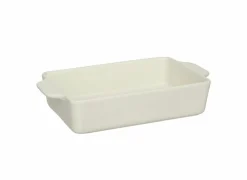 Ovenschotels|Ovenschaal 23x14cm - keramiek - terracotta of cream