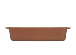 Ovenschotels|Ovenschaal 23x14cm - keramiek - terracotta of cream