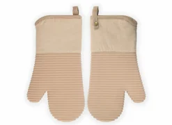 Tiseco Ovenwant Silo  18x33cm - katoen - zand- Ovenwanten & Pannenlappen