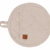 Cosy & Trendy Ovenwanten & Pannenlappen|Pannenlap Stoff Ø20cm - katoen - zand