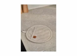 Cosy & Trendy Ovenwanten & Pannenlappen|Pannenlap Stoff Ø20cm - katoen - zand