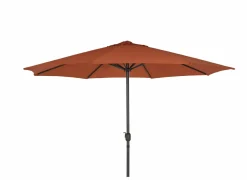 Staande Parasols|Parasol Nerissa Ø350cm rood met beschermhoes