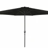 Parasol Nerissa Ø300cm zwart met beschermhoes- Staande Parasols