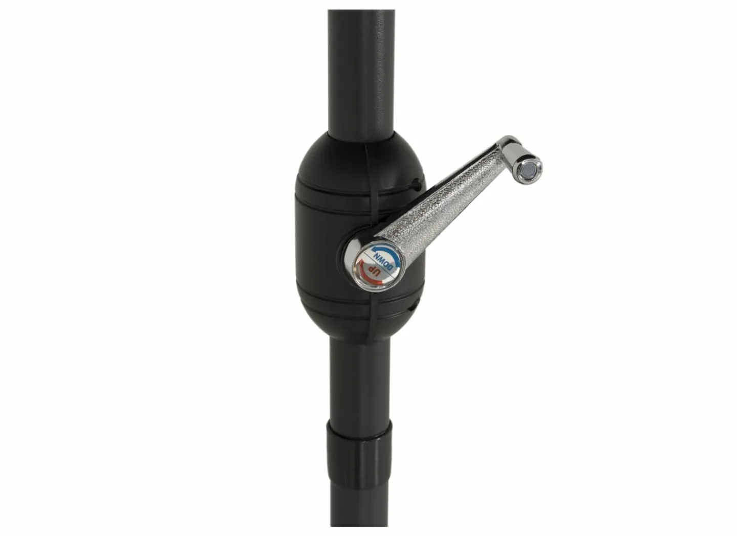 Parasol Nerissa Ø300cm zwart met beschermhoes- Staande Parasols