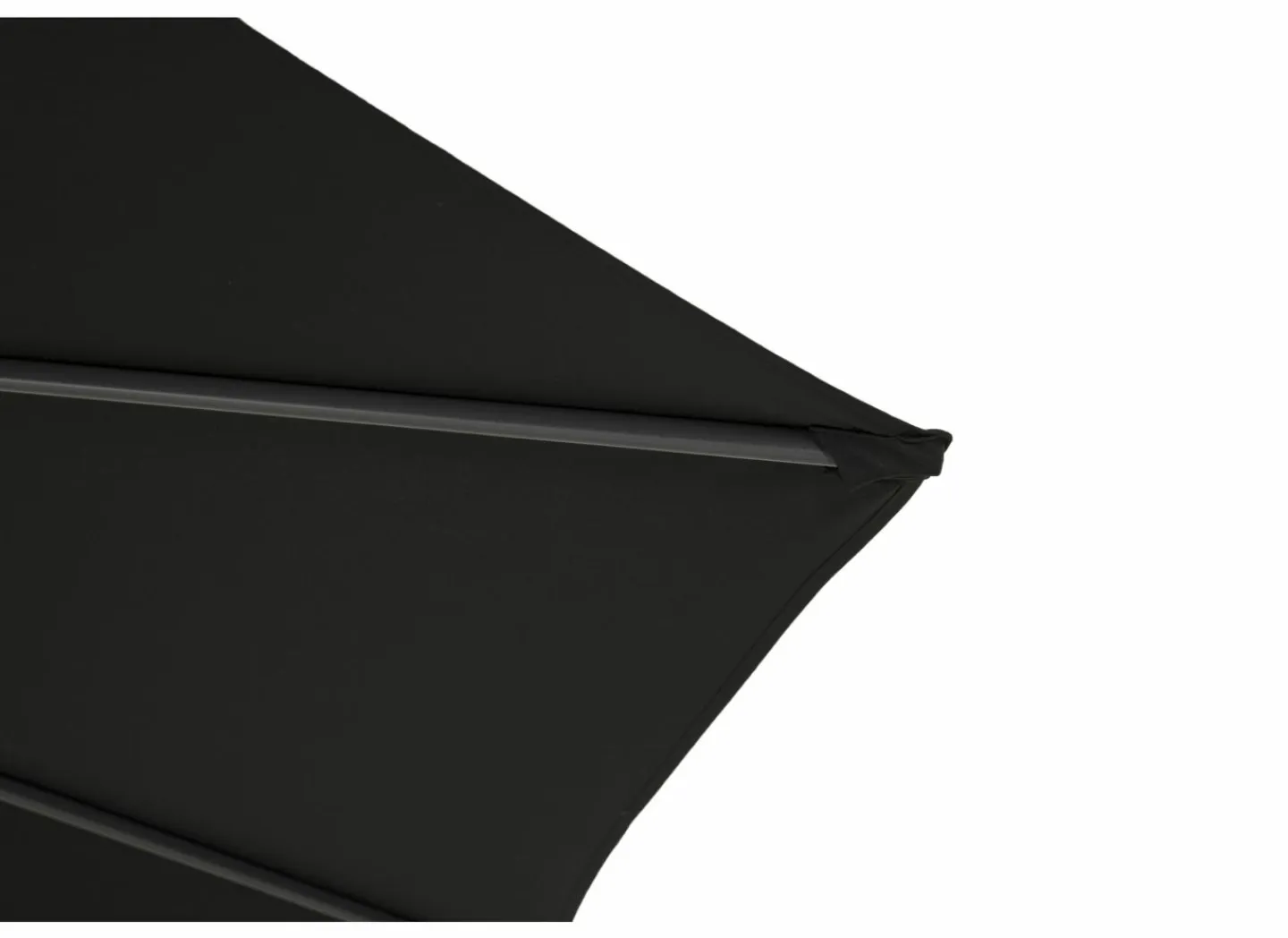 Parasol Nerissa Ø300cm zwart met beschermhoes- Staande Parasols